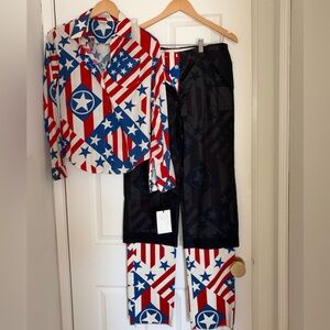 Viktor & Rolf Red, White, and Blue Star Design Set